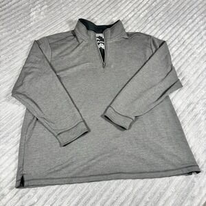 Tommy Bahama Men's 3XLBGray‎ Sweater Long Sleeve Pullover Quarter Zip